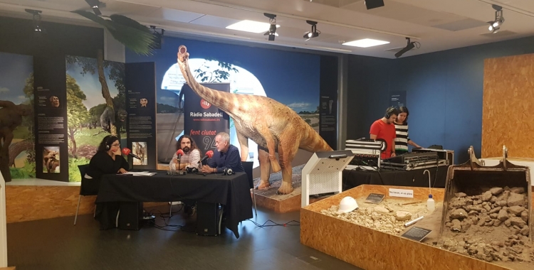 Imatge del museu de l'ICP, durant l'especial de 'El Cafè de la Ràdio'/ Ràdio Sabadell