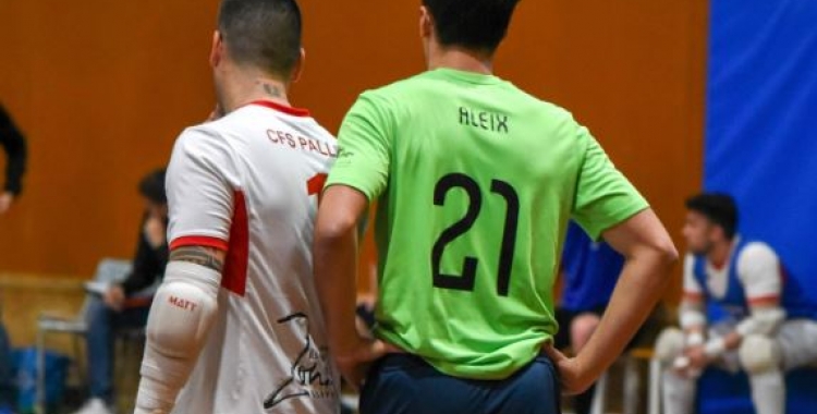 Aleix Navarro, en el partit de lliga contra el Pallejà | Futsal Pia