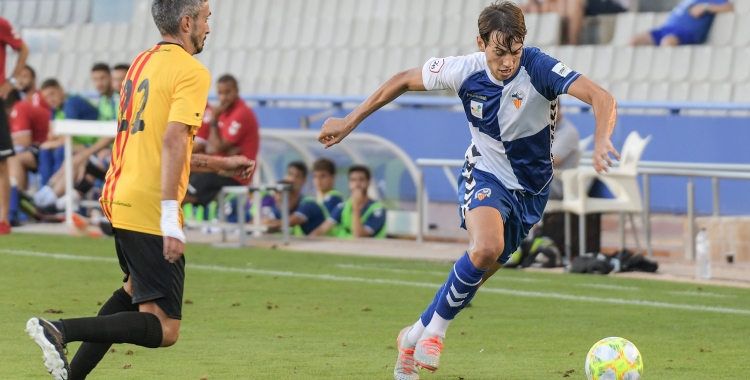 Roig, en el partit de pretemporada contra el Sant Andreu | Roger Benet