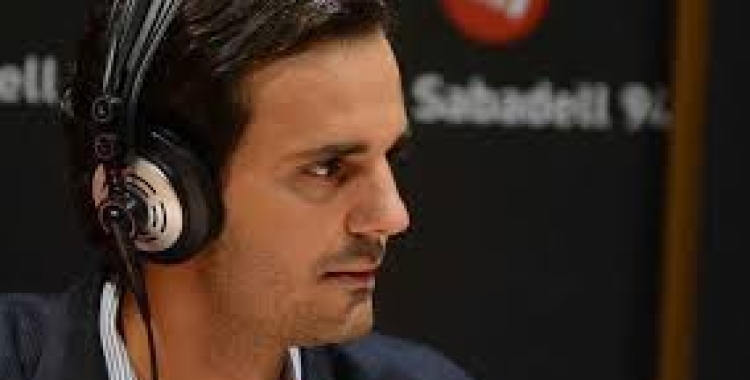 Bruno Batlle en una imatge d'arxiu a Ràdio Sabadell