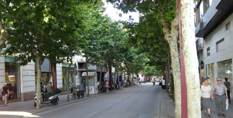 Imatge de la Rambla de Sabadell 