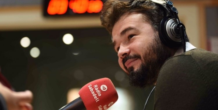 Gabriel Rufián als estudis de Ràdio Sabadell | Arxiu