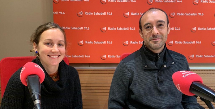 Capitan i Collignon a Ràdio Sabadell/ Mireia Sans