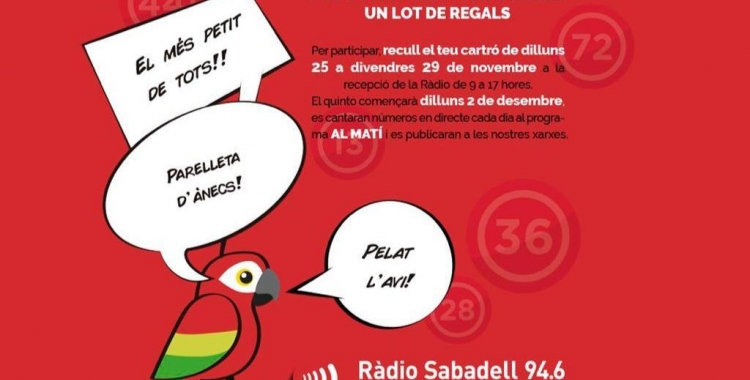 A Ràdio Sabadell comencem a impulsar un Quinto per tots els nostres oients i seguidors