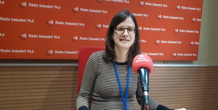 Carmina Massons, a Ràdio Sabadell/ Karen Madrid