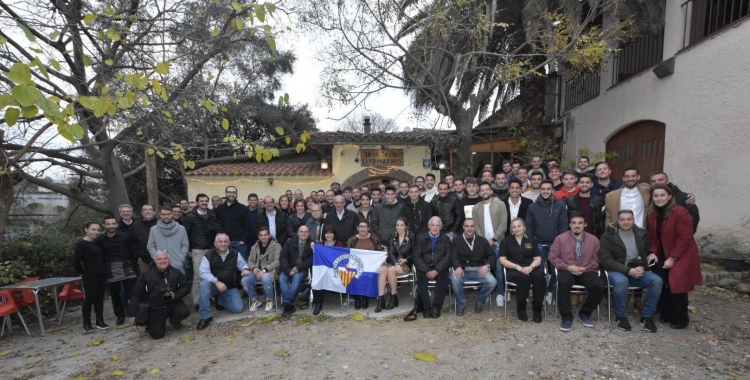 Fotografia de família del dinar de Nadal del Centre d'Esports | Críspulo Díaz