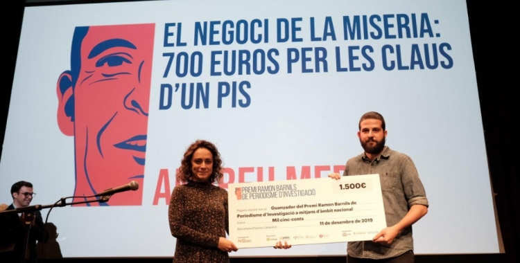 Andreu Merino, guanyador del premi Ramon Barnils | Adria Costa Rifà