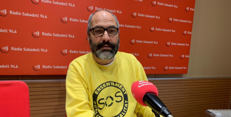 Ramon Font, a Ràdio Sabadell/ Mireia Sans