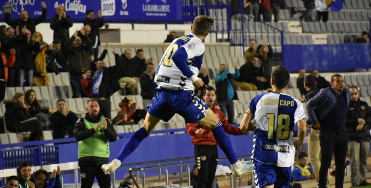 Així ha celebrat Édgar el seu golàs de falta | Críspulo Díaz