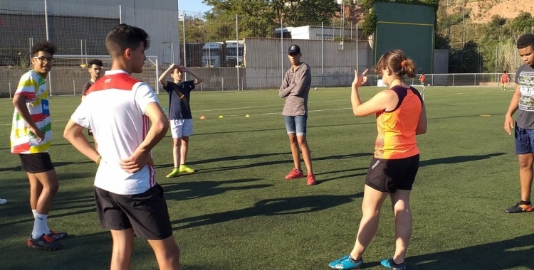 Un entrenament de Placant Barreres | Cedida