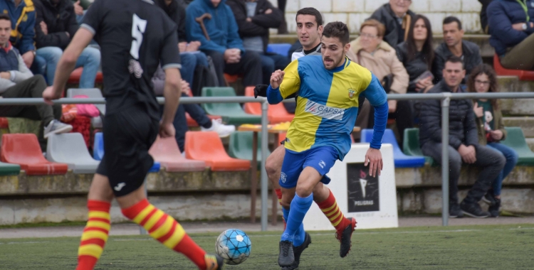 Quereda, en un partit de la temporada passada a Ca n'Oriac | Roger Benet