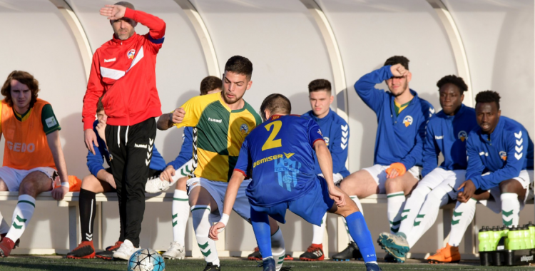 El filial arlequinat acumula cinc derrotes consecutives | CF Caldes