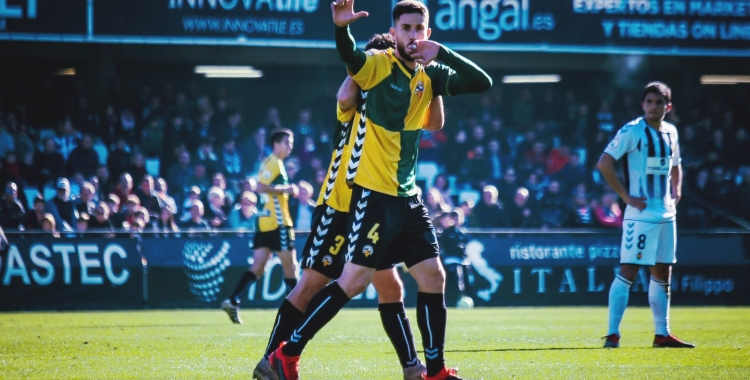 Aleix Coch celebrant el seu gol | Sendy Dihör