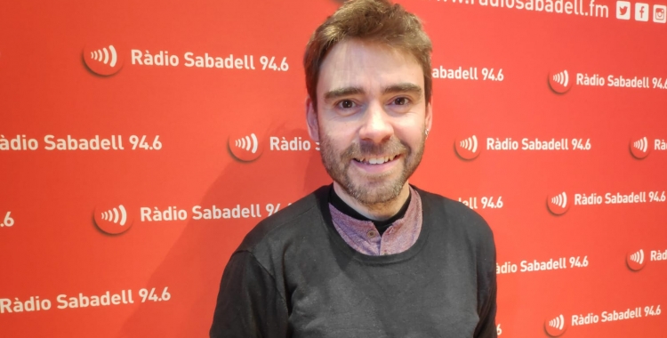 David Vila i Ros a l'estudi de Ràdio Sabadell | Pau Duran