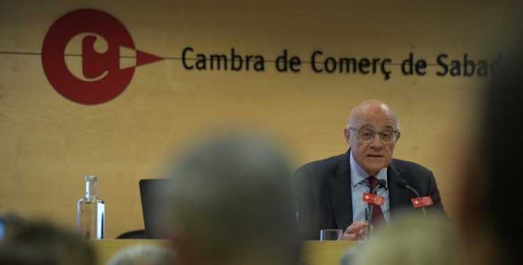 Josep Oliu, a la Cambra de Comerç de Sabadell/ Roger Benet