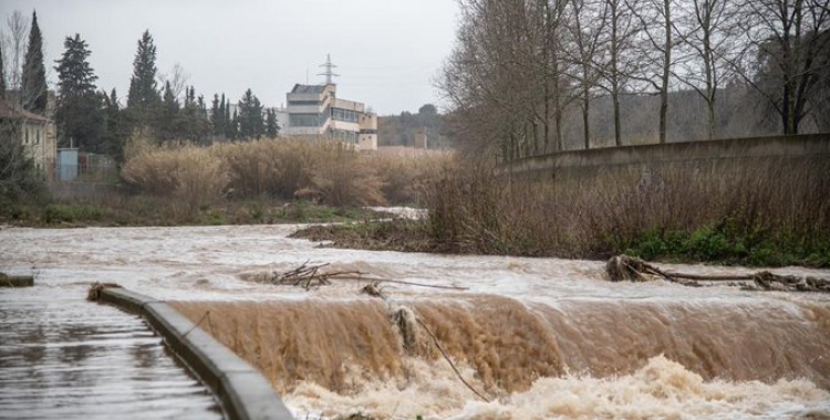 Imatge de la crescuda del riu Ripoll | Roger Benet