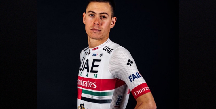 De la Cruz, amb el mallot de l'Emirates | UAE Team Emirates