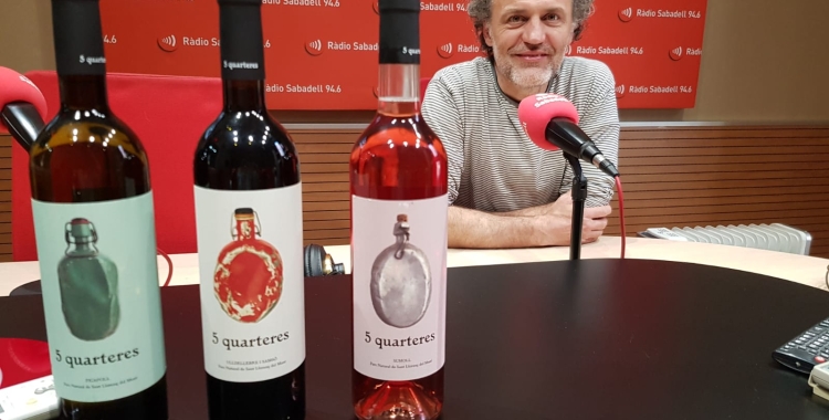 Adrià Garriga, gestor La Muntada: "Aquesta primavera podrem arribar a les 10.000 ampolles"