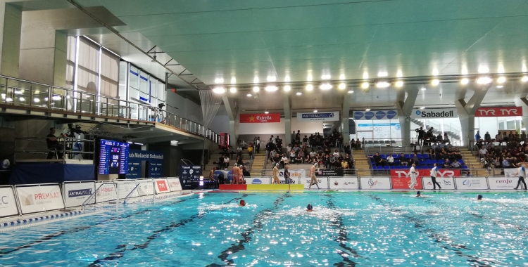 Can Llong durant el primer partit del torneig | RFEN