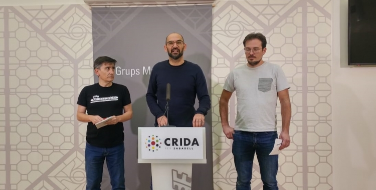 Lluís Perarnau, Maties Serracant i Albert Boada (Crida) | Ràdio Sabadell
