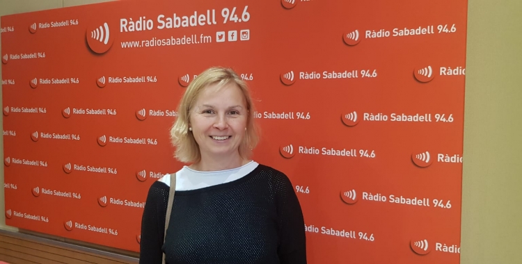 Judith Díaz explica que necessiten 40 voluntaris a Sabadell | Raquel Garcia