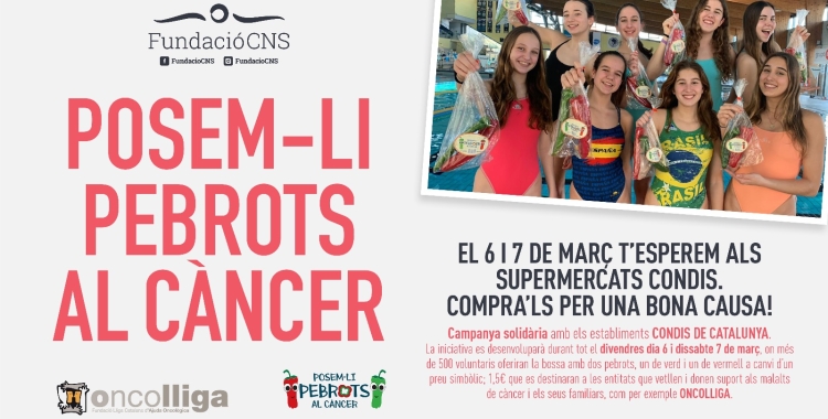 Oncolliga necessita 40 voluntaris a Sabadell i 500 a Catalunya per a la campanya 'Posem-li pebrots al càncer'