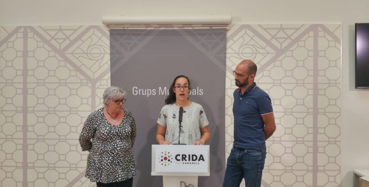 D'esquerra a dreta, Nani Valero, Anna Lara i Maties Serracant | Ràdio Sabadell