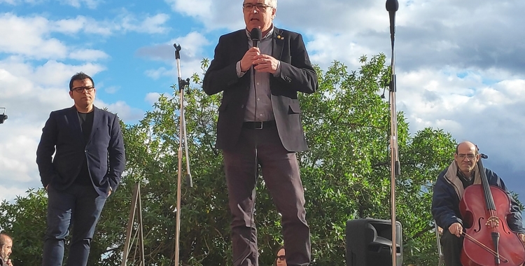 Josep Bargalló a la celebració del quarantè aniversari de l'Escola Joaquim Blume | Pau Duran