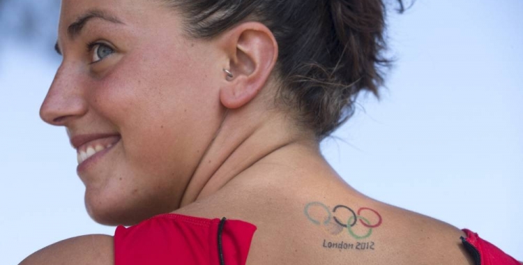 Maica Garcia, lluint les anelles olímpiques dels Jocs de Londres | EFE