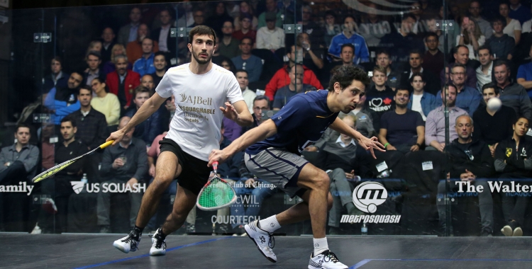 Pajares va ser capaç de guanyar-li un set a Tarek Momen | PSA World tour