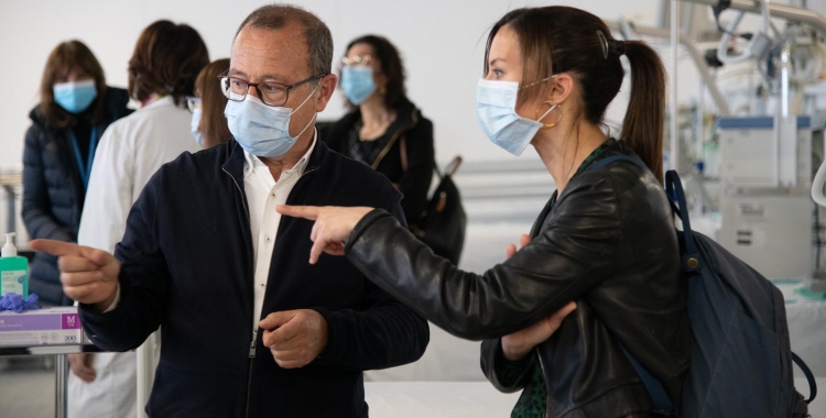 Farrés assegura que l'Hospital Temporal Vallès Salut ajudarà al Taulí "a respirar" | Roger Benet