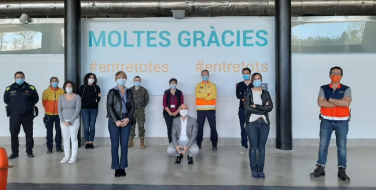 Els portaveus visiten l'Hospital Temporal | Ajuntament de Sabadell