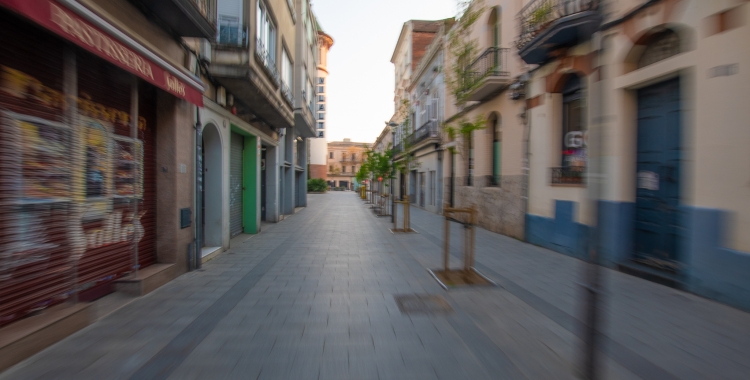 Els carrers de la ciutat s'han quedat completament desert durant els dos mesos de confinament | Roger Benet