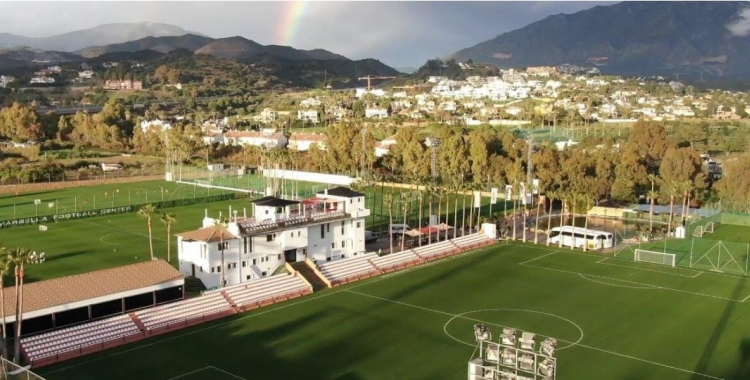 Vista aèria de les instal·lacions de Marbella Football Center | marbellafootballcenter.com