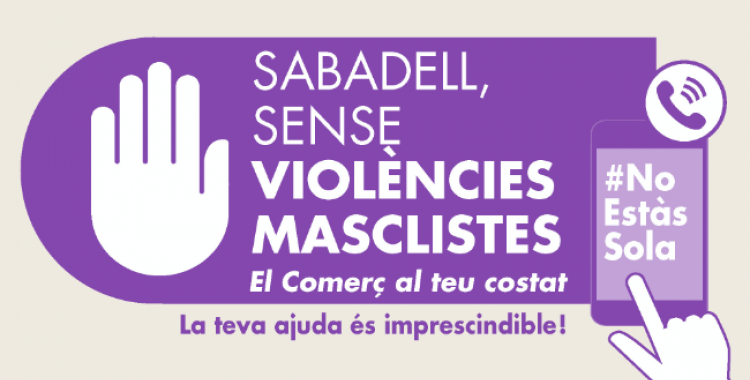 L'Ajuntament busca la complicitat de 2.500 comerços contra la violència masclista | Cedida