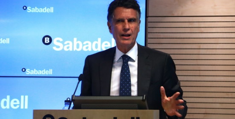 Jaume Guardiola, conseller delegat del Banc Sabadell | ACN