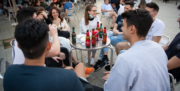 Una terrassa de la ciutat durant el desconfinament/ Roger Benet