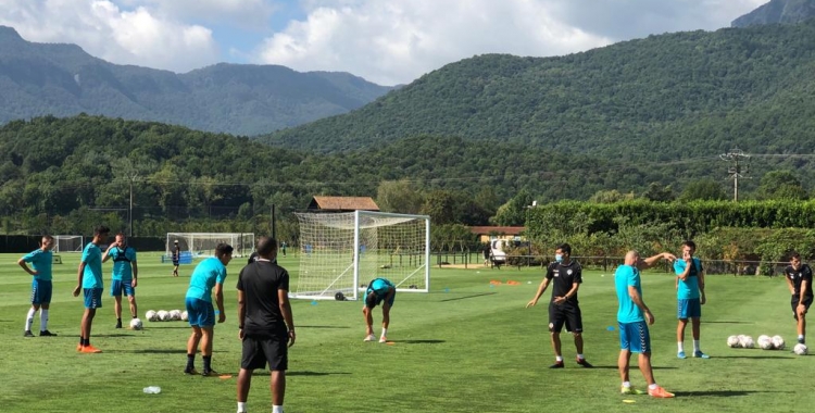 El Sabadell ja s'ha entrenat a La Garrotxa | CE Sabadell