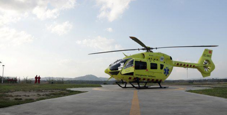 L'helicòpter del SEM té base al Taulí/ SEM