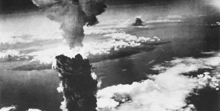 Imatge de la bomba atòmica explotant a Hiroshima/ Cedida