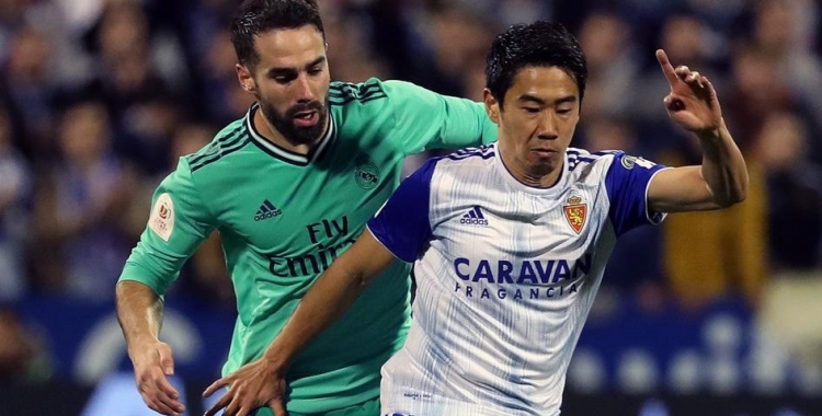 Kagawa, en el partit de Copa de fa uns mesos contra el Real Madrid | EFE
