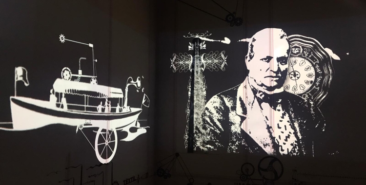 "Tot és fum" és una instal·lació artística de Lluís Campmajó Triadó, creatiu i dissenyador sabadellenc 