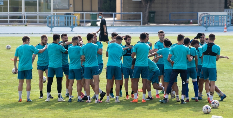 Bon ambient a l'entrenament del Sabadell aquesta setmana a Sant Oleguer | Roger Benet