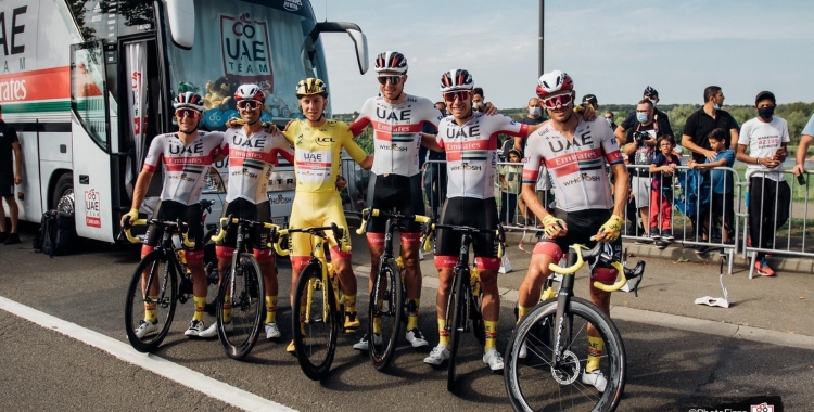 Els sis ciclistes de l'Emirates que van arribar a París | Team UAE