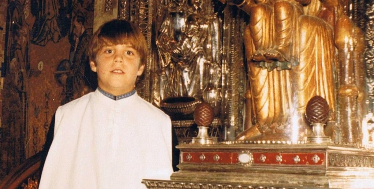 El Gran German va formar del cor de nens de l'Escolania de Montserrat 