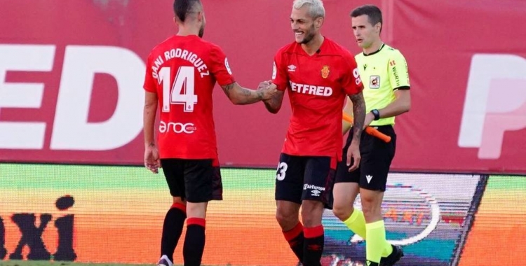 Stoichkov felicita Dani Rodríguez en el gol del Mallorca al Sabadell fa una setmana | RCDM