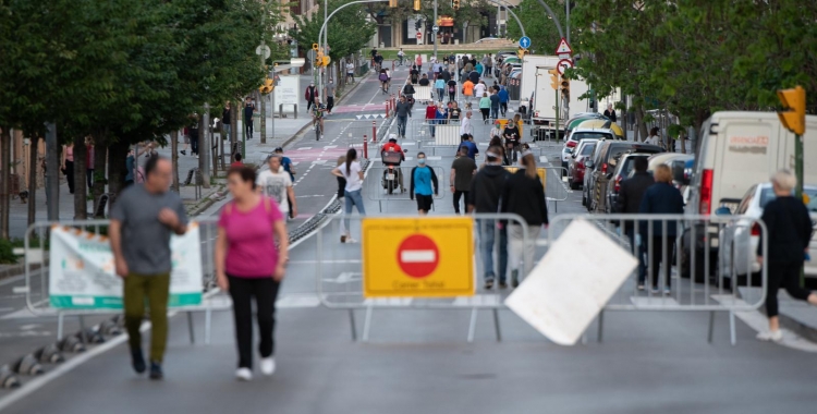 Avinguda Concòrdia durant un dia que no hi ha trànsit rodat | Roger Benet