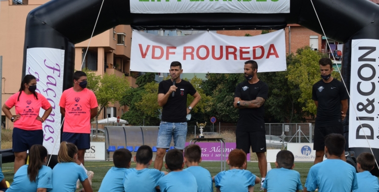 Antonio Hidalgo, tècnic del Sabadell, va visitar el I Campus del nou projecte | UE Planadeu Roureda