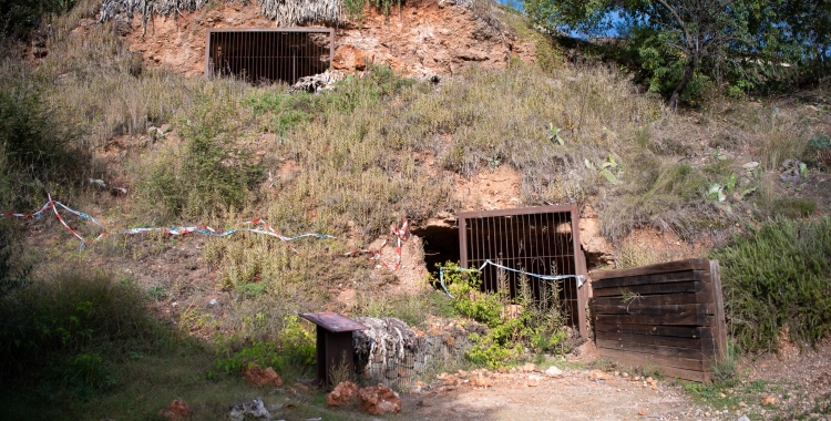 Els despreniment han fet perillós l'accés a les coves de Sant Oleguer | Roger Benet