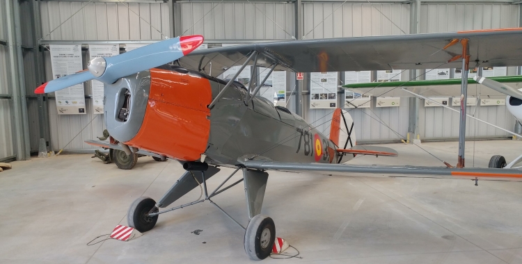 Una de les avionetes que s'exhibeixen al Museu | Pere Gallifa